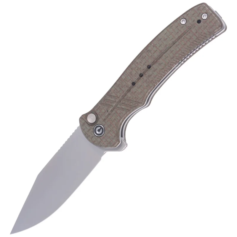 Zniżka Nóż składany CIVIVI Cogent Green Micarta, Silver Bead Blasted 14C28N (C20038D-5)