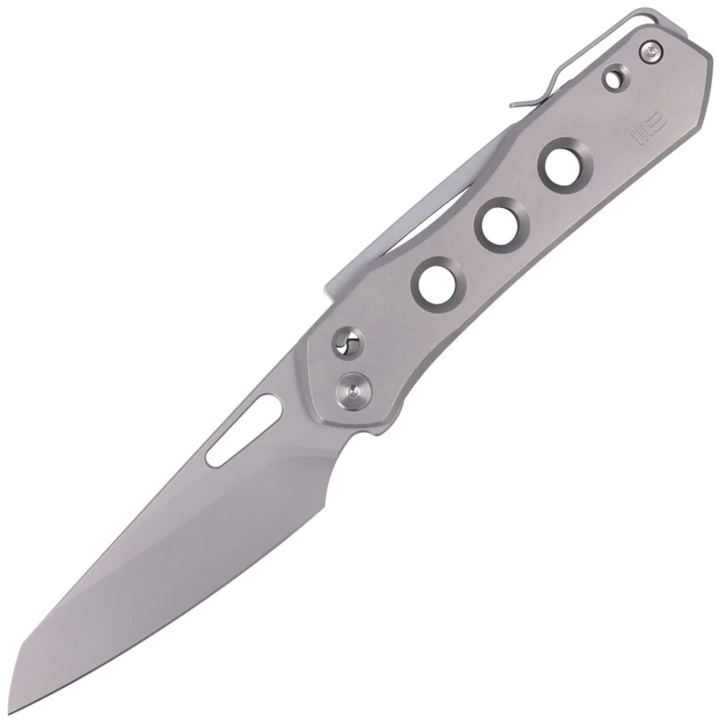 WE Knife Vision R Gray Titanium, Silver Bead Blasted CPM 20CV by Snecx Tan (WE21031-1) Tylko dziś