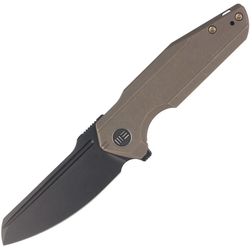 Nóż składany WE Knife StarHawk Bronze Titanium, Black Stonewashed CPM 20CV (WE21017-2) Łatwy zwrot