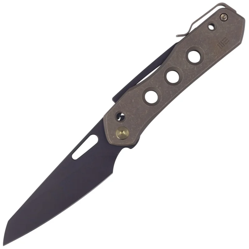 Oferta WE Knife Vision R Bronze Titanium, Black Stonewashed CPM 20CV by Snecx Tan (WE21031-4)