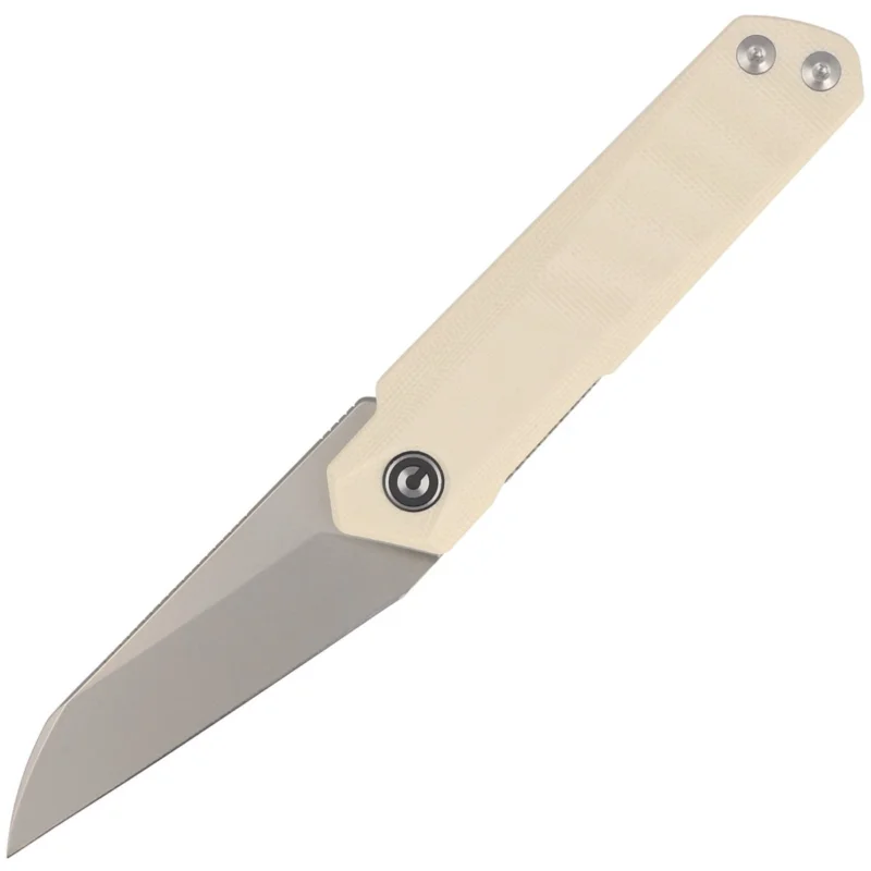 Szybka dostawa Nóż składany Civivi Ki-V Plus G10 Ivory, Silver Bead Blasted Nitro-V by Ostap Hel (C20005B-2)