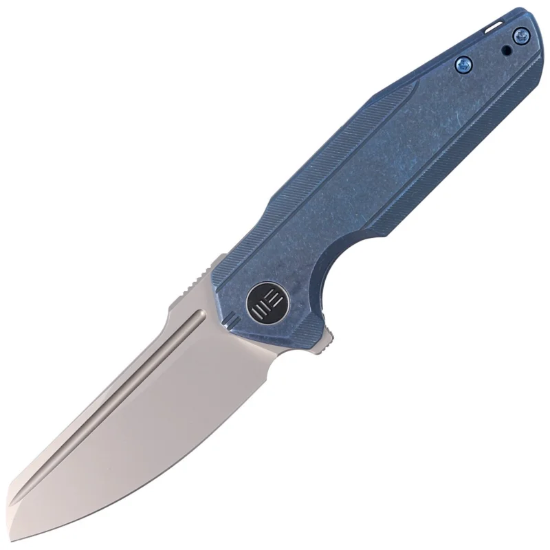 Bezpieczne zakupy WE Knife StarHawk Blue Titanium, Silver Bead Blasted CPM 20CV (WE21017-4)