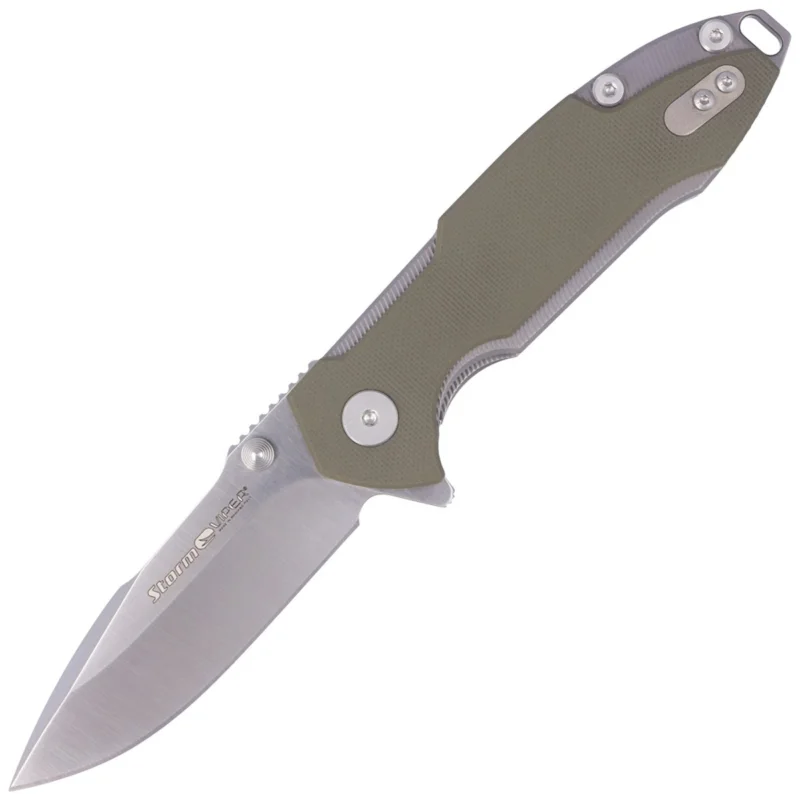 Nóż składany Viper Storm Green G10, Satin M390 by Rick Hinderer (V5954GG) Dostępne od ręki