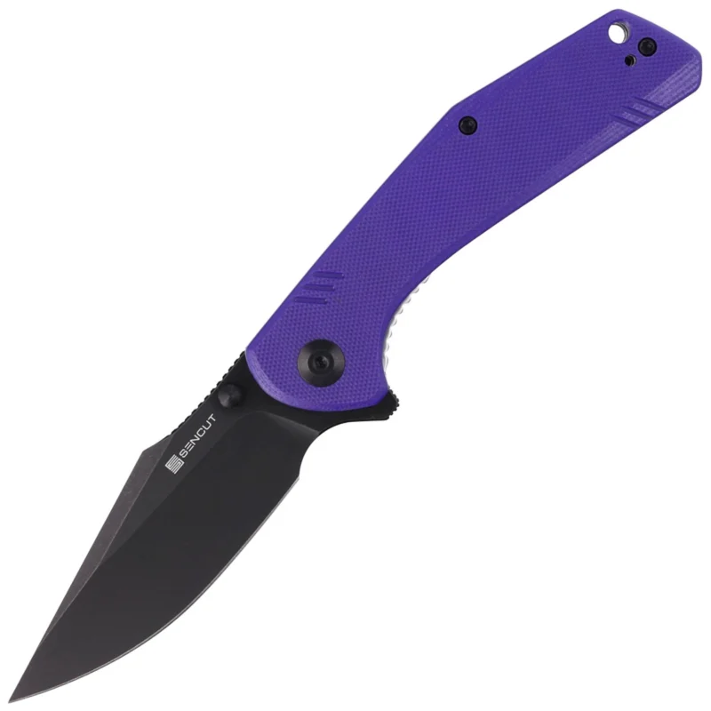 Nowość Sencut Knife Actium Purple G10, Black Stonewashed D2 (SA02D)