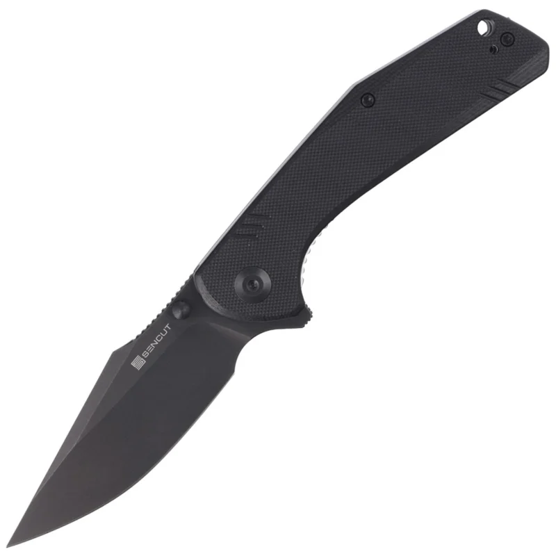 Ostatnia szansa Nóż składany Sencut Actium Black G10, Black Stonewashed D2 (SA02C)
