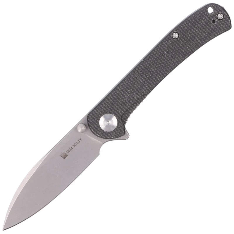 Popularny Sencut Knife Scepter Dark Green Micarta, Stonewashed 9Cr18MoV (SA03F)