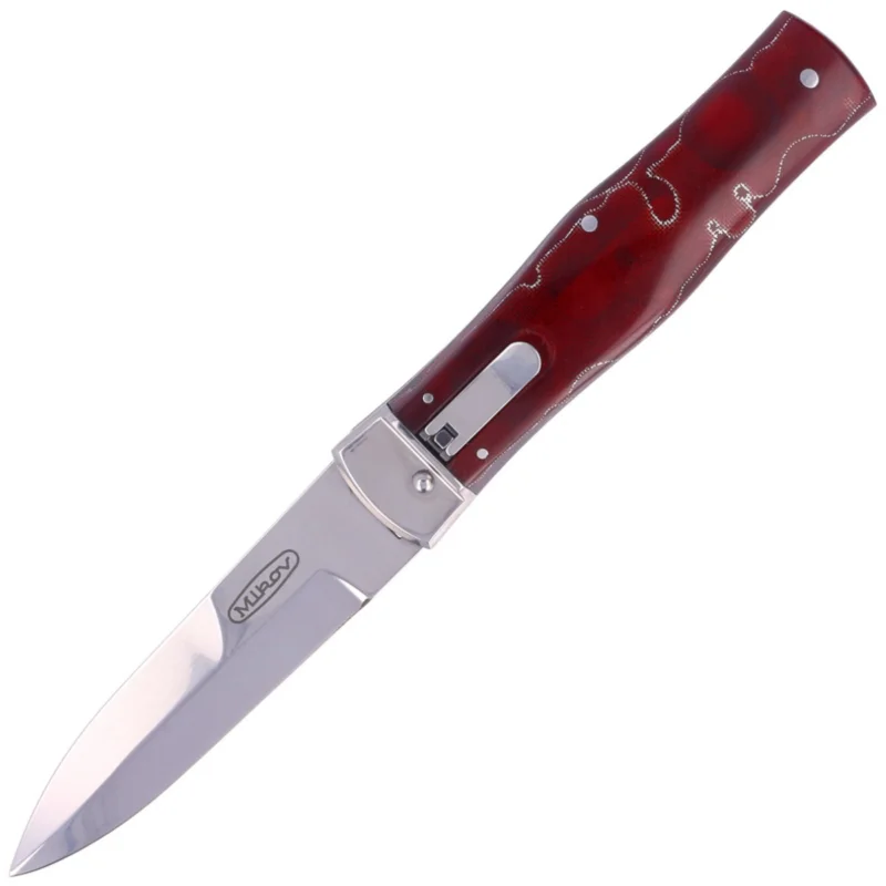 Mikov Predator Red Raffir, Mirror N690 Knife (241-BRa-1/KP Red) Kup online