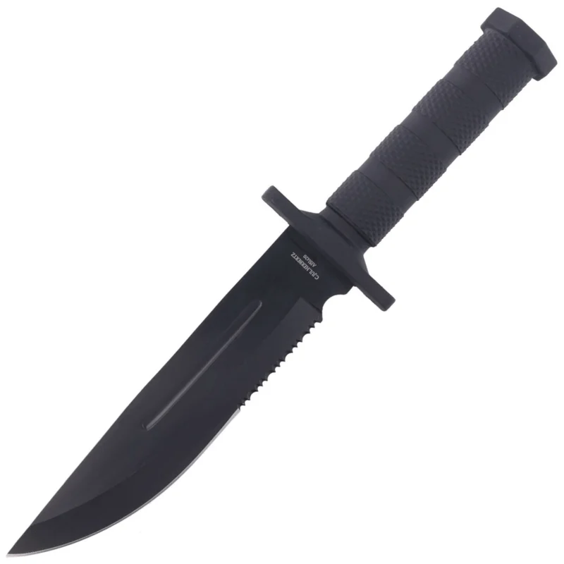 Herbertz Solingen Bowie, Black Coated survival knife (109118) Tani
