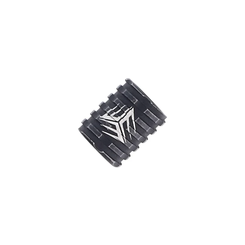 Popularny WeKnife Titanium Paracord Bead, Black (A-02E)