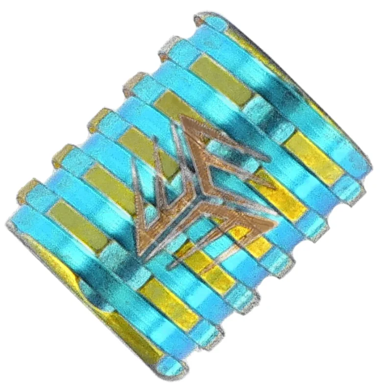 Tytanowy koralik WeKnife Ti Paracord Bead, Blue (A-02C) Rabat