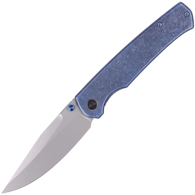 Nóż składany WE Knife Evoke Blue Titanium, Silver Bead Blasted CPM 20CV by Ray Laconico (WE21046-3) Wyprzedaż