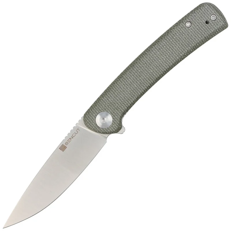 Oferta Nóż składany Sencut Neches Green Micarta, Satin 10Cr15CoMoV (SA09C)