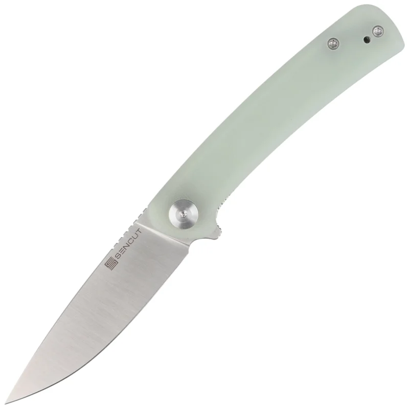 Dostępne od ręki Nóż składany Sencut Neches Natural G10, Satin 10Cr15CoMoV (SA09B)