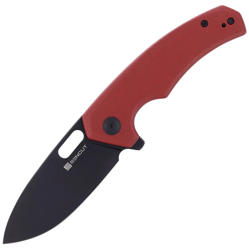Sencut Acumen Burgundy G10, Black Stonewashed 9Cr18MoV (SA06B) Cena promocyjna