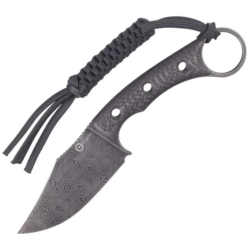Wyjątkowa oferta Nóż Civivi Midwatch Twill Carbon Fiber, Black Damascus (C20059B-DS1)