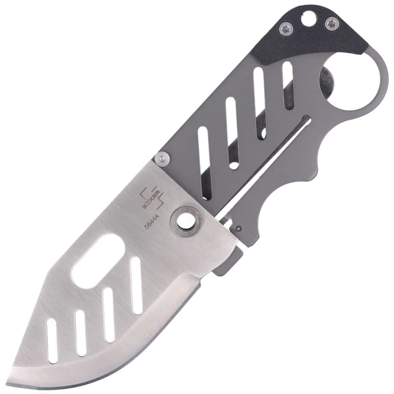 Bezpieczna płatność Böker Plus Credit Card Knife Titanium / G10, Satin 440C by John Kubasek (01BO010)