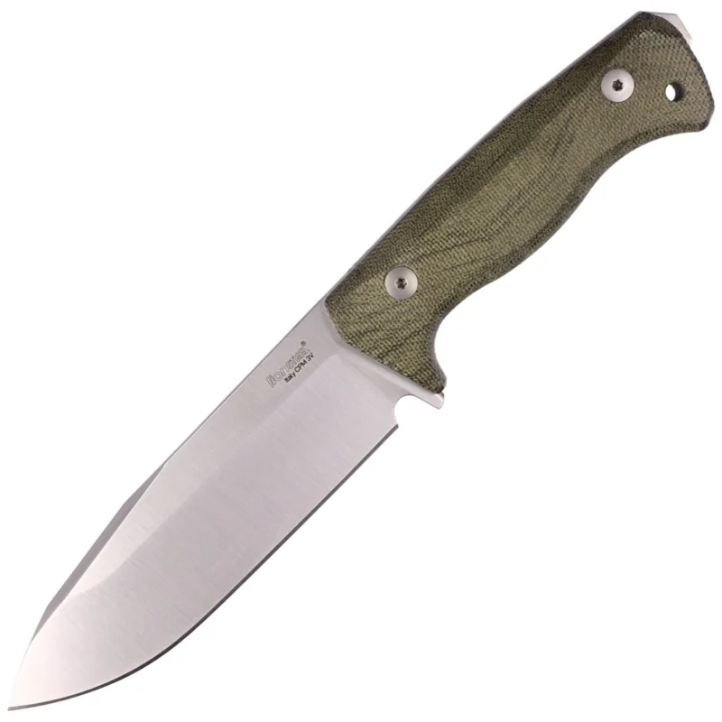 Oferta czasowa LionSteel Knife Green Canvas Micarta, Satin CPM 3V by Molletta (T6 3V CVG)