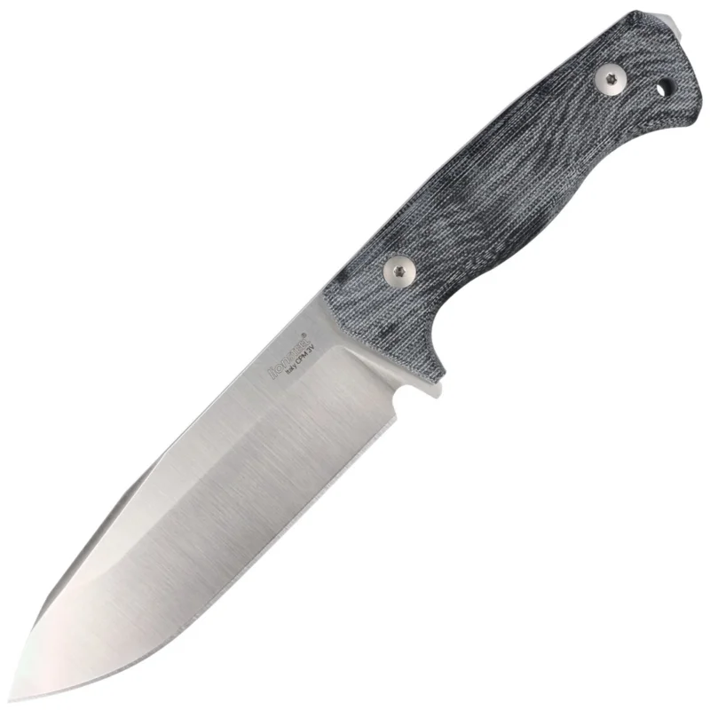 Promocja Nóż LionSteel Black Canvas Micarta, Satin CPM 3V by Molletta (T6 3V CVB)