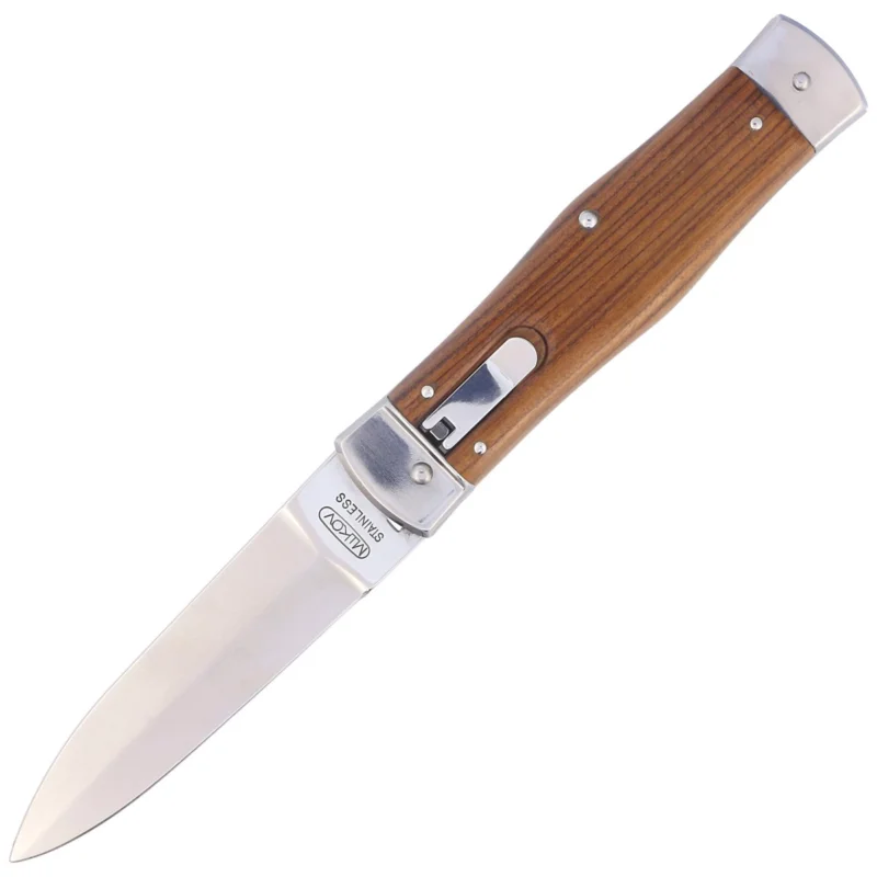Nóż sprężynowy Mikov Predator Palisander Wood, Mirror (241-ND-1/HAMMER) Szybka wysyłka