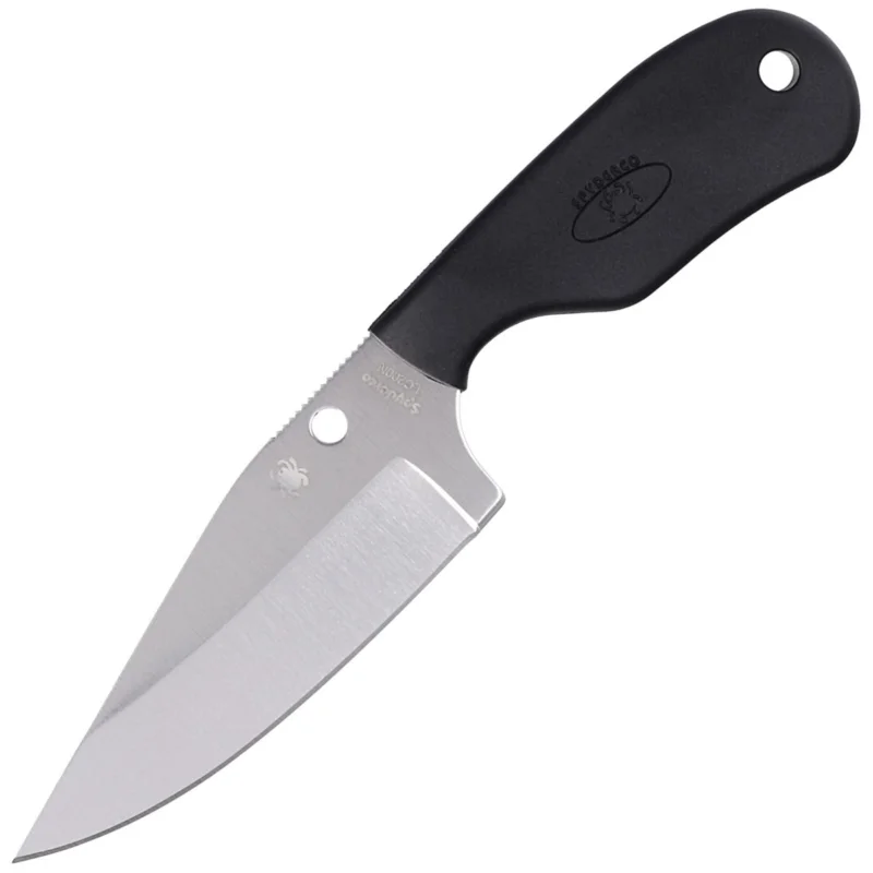 Bezpieczna płatność Spyderco Subway Bowie Black FRN, Satin Plain LC200N by Fred Perrin Knife (FB48PBK)