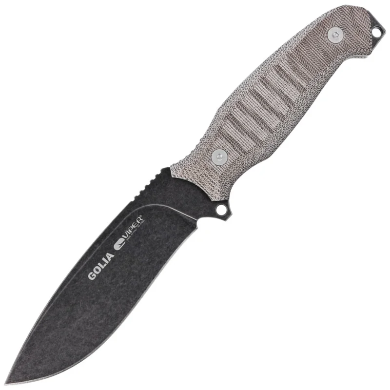 Viper Golia Evolution Green Canvas Micarta, Dark Stonewashed D2 by Tommaso Rumici (VT4003ECG) Ostatnia szansa