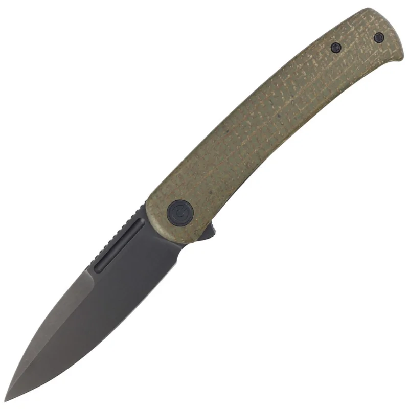 Civivi Cetos Green Micarta / Steel, Black Stonewashed 14C28N (C21025B-3) Najlepsza cena