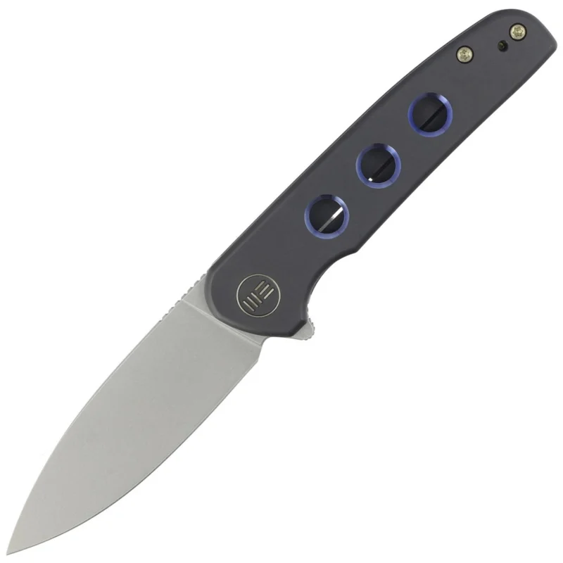 Nóż składany WE Knife Shakan LE No 079/300 Black Titanium, Gray Stonewashed CPM 20CV (WE20052B-1) Oferta czasowa