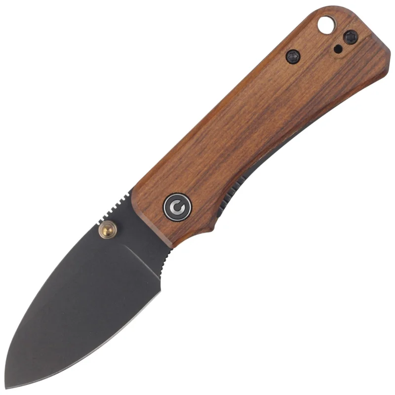 Oferta czasowa Nóż składany Civivi Baby Banter Cuibourtia Wood, Black Stonewashed Nitro-V by Ben Petersen (C19068SB-2)