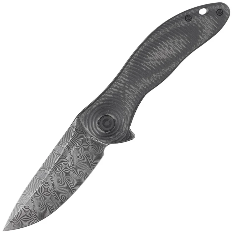 Nóż składany Civivi Synergy3 Black G10 / Twill Carbon Fiber, Black Damascus by Jim O'Young (C20075D-DS1) Nie przegap