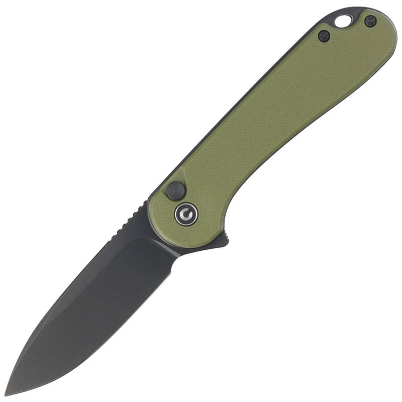 Tylko dziś Civivi Button Lock Elementum II Knife OD Green G10, Black Stonewashed Nitro-V (C18062P-3)