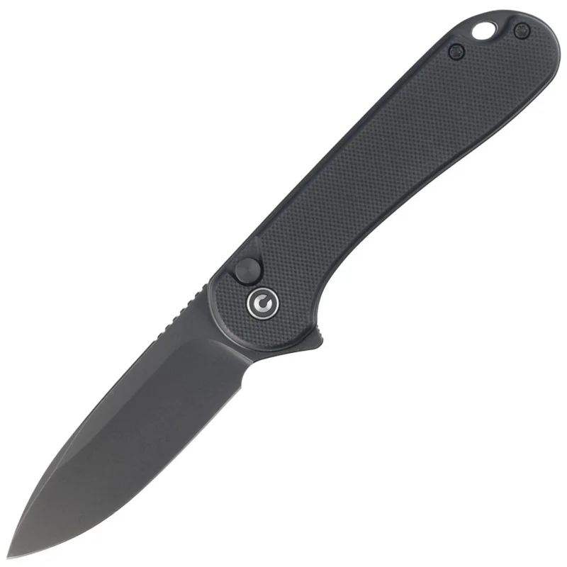 Nóż składany Civivi Button Lock Elementum II Black G10, Black Stonewashed Nitro-V (C18062P-1) Szybka dostawa
