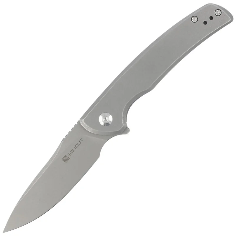 Ograniczona ilość Nóż składany Sencut Tynan Gray Stonewashed Steel, Gray Stonewashed 10Cr15CoMoV (SA10B)
