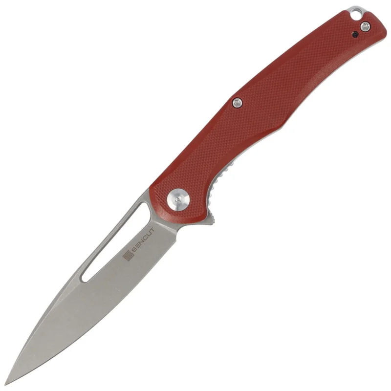 Łatwy zwrot Nóż składany Sencut Citius Burgundy G10, Gray Stonewashed 9Cr18MoV (SA01E)