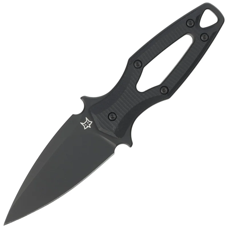 Nóż FOX Aka Black G10, Black Top Shield Elmax by Denis Simonutti (FX-553 B) Szybka wysyłka