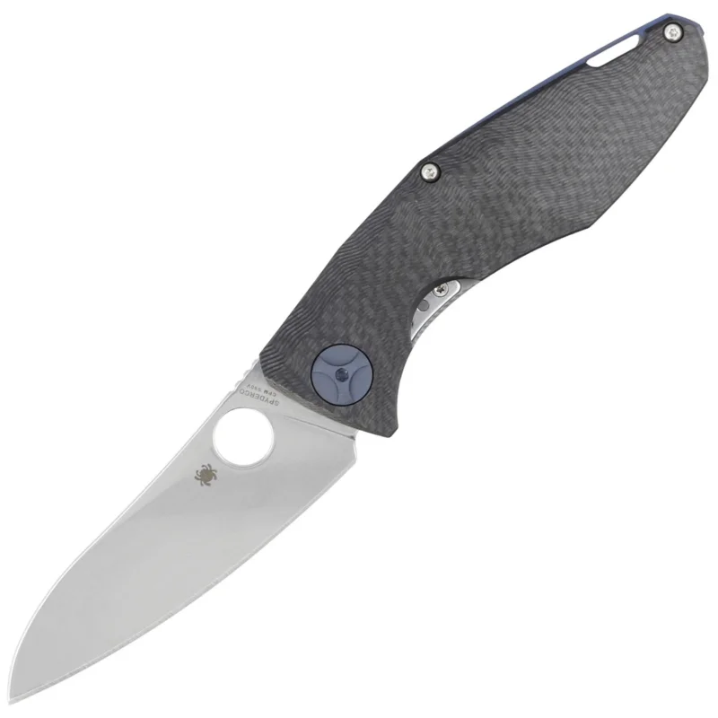 Nóż składany Spyderco Drunken Carbon Fiber / Titanium, Satin CPM S90V Plain by Dmitry Sinkevich (C235CFTIP) Oferta limitowana