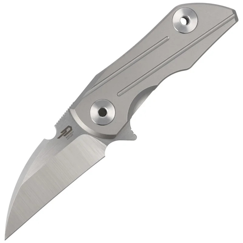 Wybór klientów Bestech 2500 Delta Knife Gray Titanium, Satin CPM S35VN by Poltergeist Works (BT2006A)