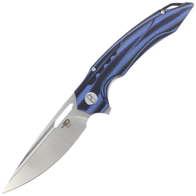Nóż składany Bestech Ornetta Carbon Fiber / Blue G10, Stonewash / Satin N690 by Kombou (BL02A) Zamów dziś