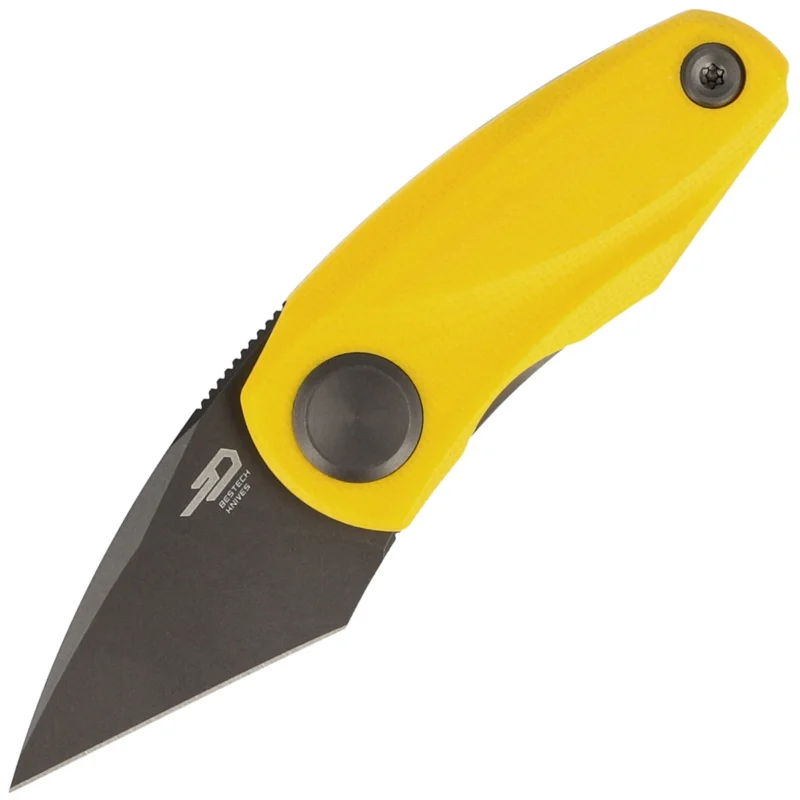 Najlepsza cena Bestech Knife Tulip Yellow G10, Grey Titanized 14C28N by Ostap Hel (BG38F)