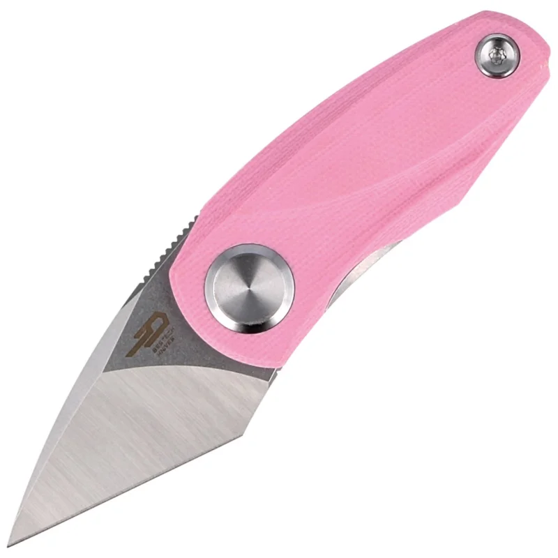Do wyczerpania zapasów Nóż składany Bestech Tulip Pink G10, Satin / Stonewash 14C28N by Ostap Hel (BG38E)