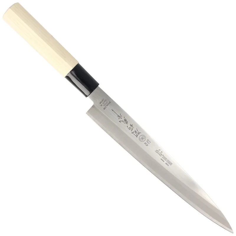 Wysoka jakość Nóż japoński Due Cigni Sashimi, do cięcia i porcjowania 215mm (HH04/21.5)