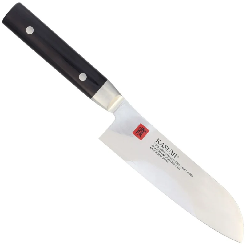 Nóż kuchenny Kasumi Damascus Santoku, kuty VG-10 180mm (84018) Wyprzedaż
