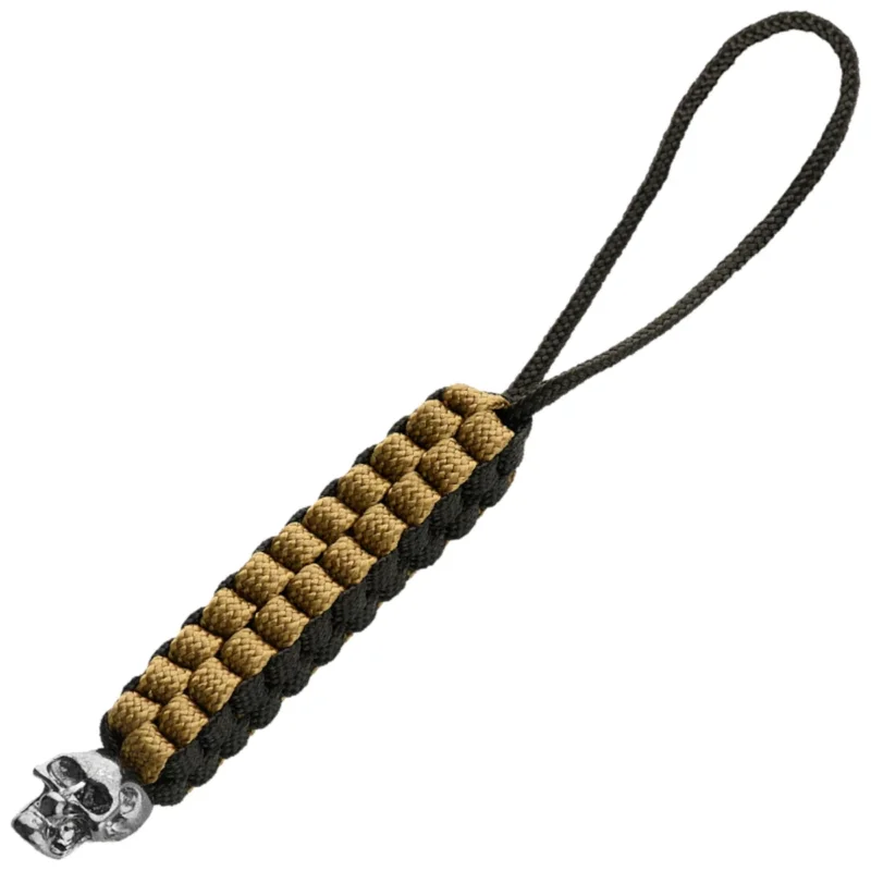 Przywieszka do noża M-Tac Cuboid Skull Black/Coyote paracord (TMLCS-BKCOY) Obniżka ceny