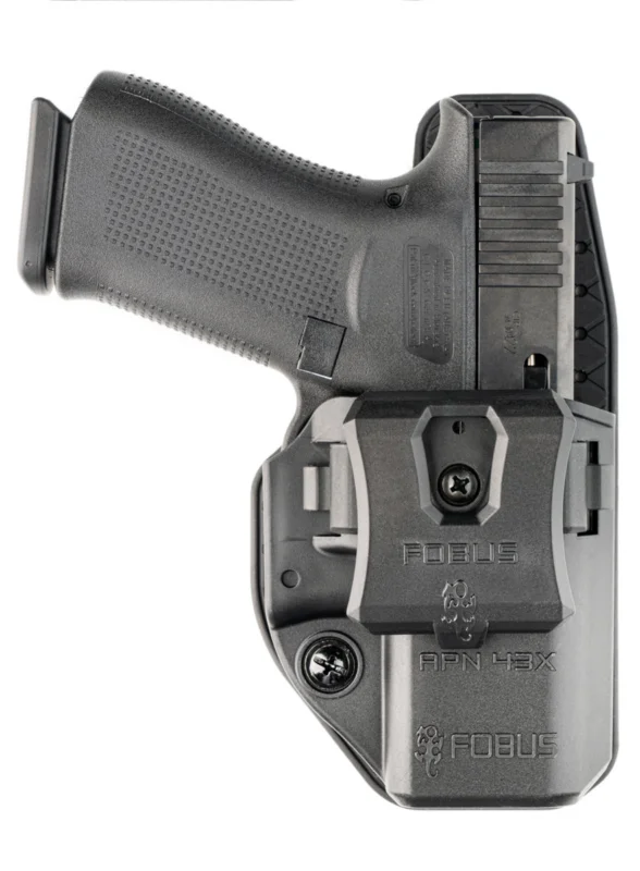 Kabura IWB / OWB Fobus Glock 43, 43X z szyną i bez szyny, obustronna (APN43X 2) Szybka dostawa