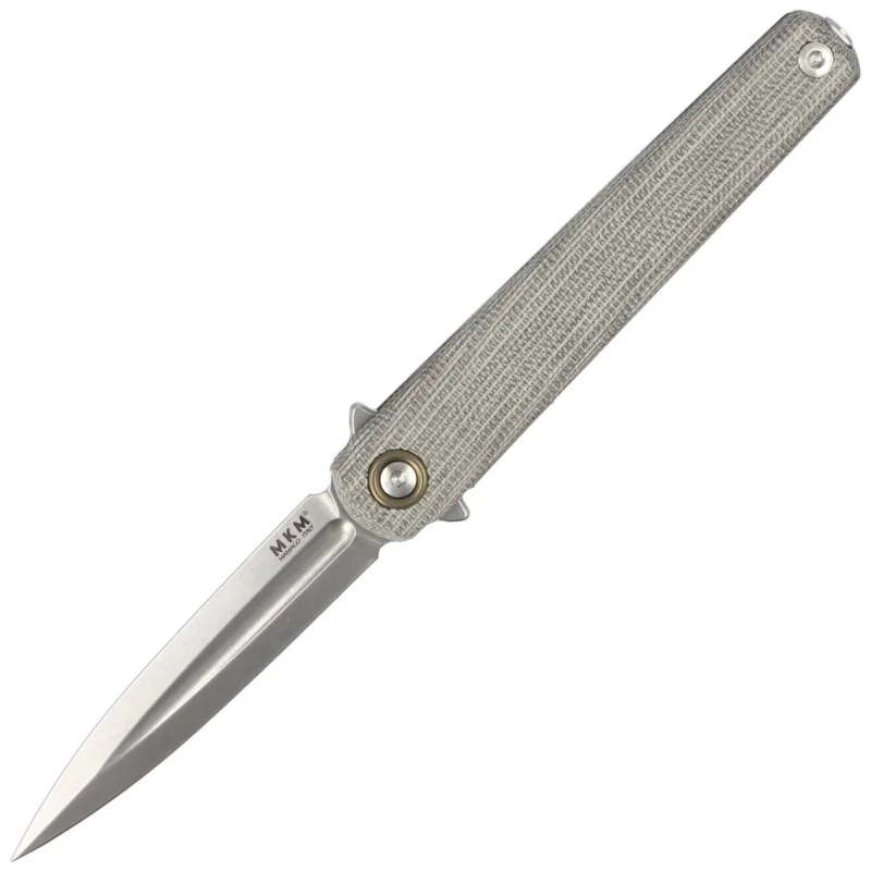 Hit cenowy Nóż składany MKM Flame Light Dagger Green Micarta, Stonewashed M390 by Michael Zieba (MK FL02L-GC)