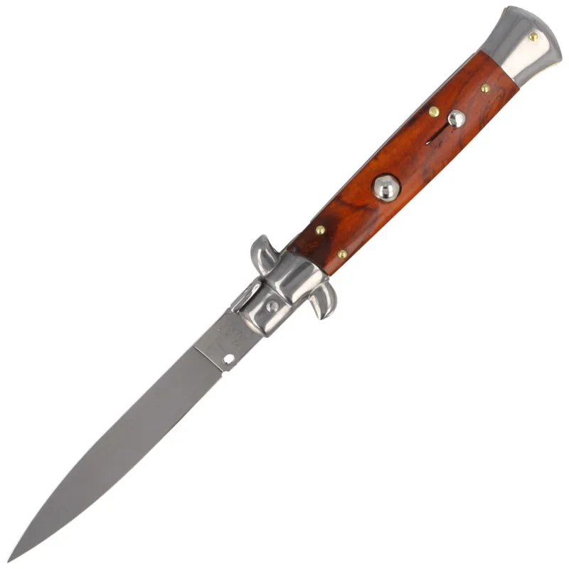Zamów teraz Nóż sprężynowy Frank Beltrame Stiletto Cocobolo Wood 23cm (FB 23/83)