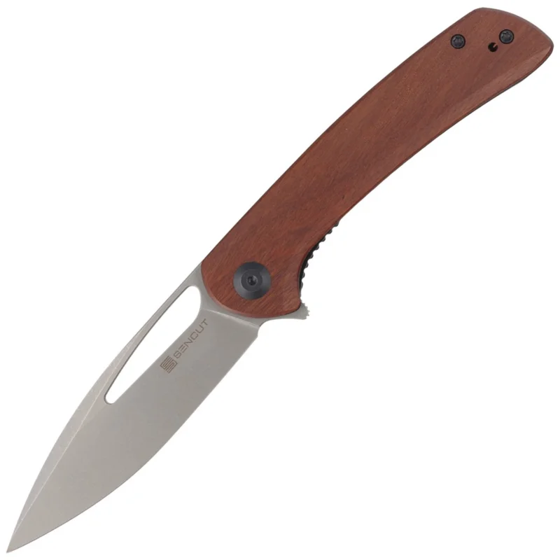 Sencut Honoris Cuibourtia Wood, Gray Stonewashed 9Cr18MoV knife (SA07A) Kup online