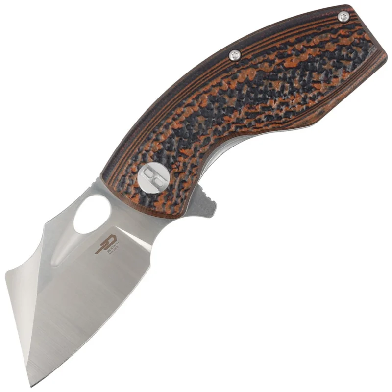 Nóż składany Bestech Lizard Black/Orange G10, Satin/Bead Blast D2 (BG39A) Do wyczerpania zapasów