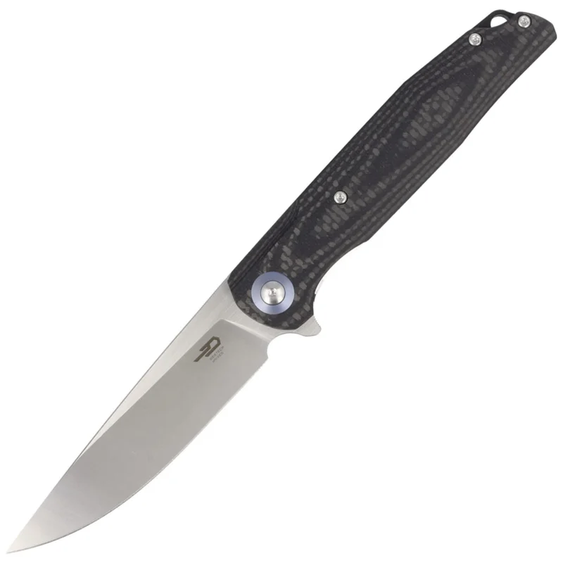 Bestech Knife Ascot Carbon Fiber / Black G10, Satin D2 (BG19A) Bezpieczne zakupy