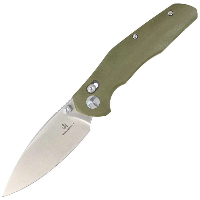 Sprawdź teraz Nóż składany Bestechman Ronan OD Green G10, Satin 14C28N (BMK02B)