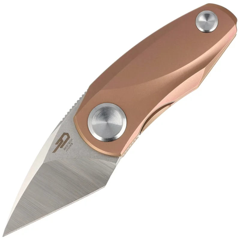 Oferta Bestech Tulip Frame Lock Knife Pink Titanium, Stonewashed / Satin M390 by Ostap Hel (BT1913D)